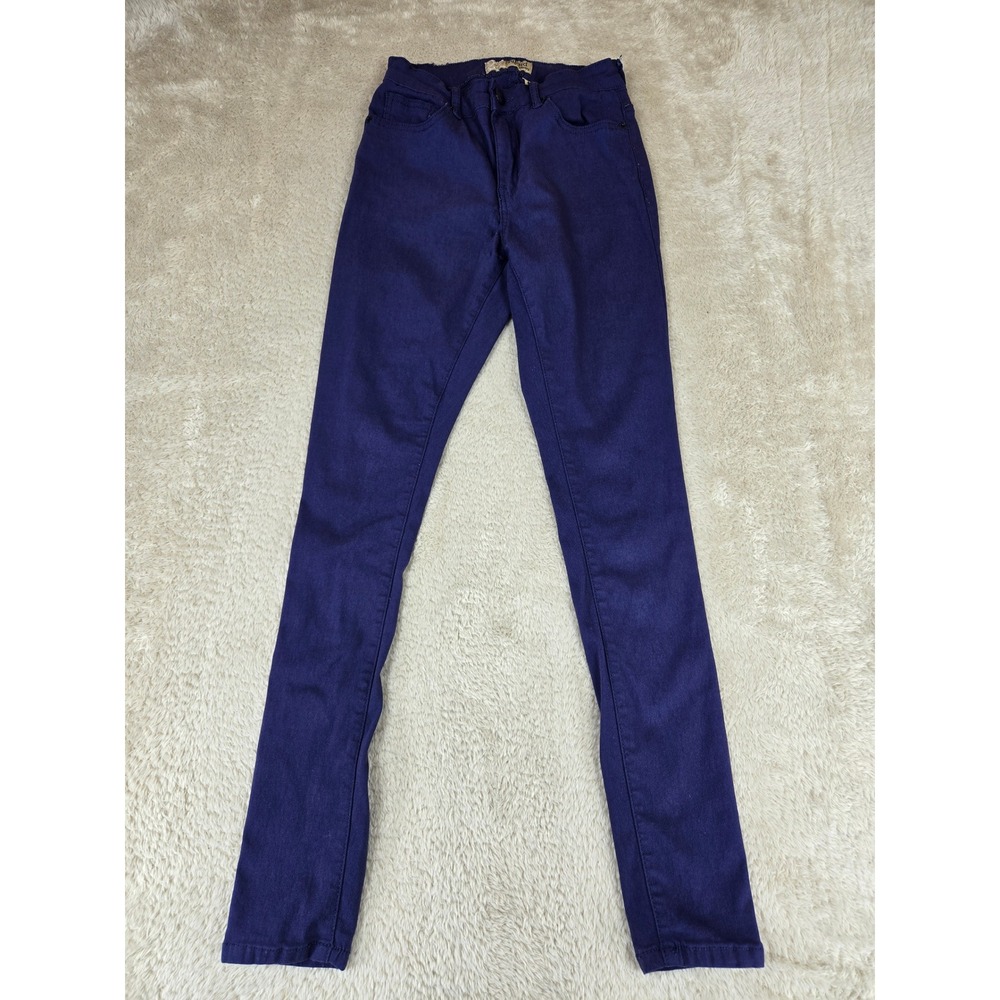 Hybrid & Company‎ Womens Purple Skinny Pants Stretch Slim Fit Size M RN121557